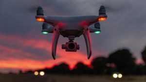 Tournoi de drones 2022 lumières de drones pour le vol de nuit